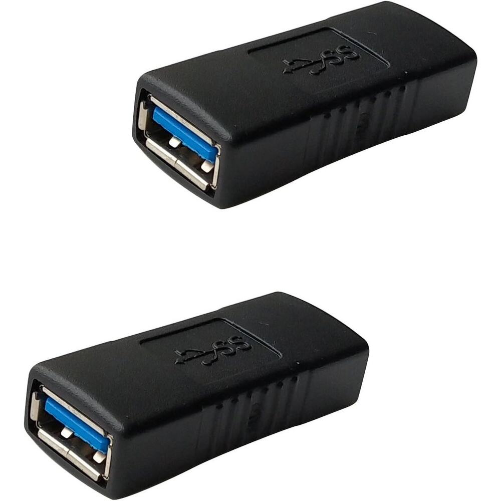USB 3.0 Female to Female Extension Connector Adapter (2 Pack)